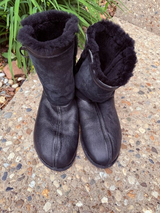 Men\'s Black Softstar Phoenix Shearling Winter Boots Size 13